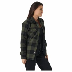 Tuxer Dina Shirt Dark Olive Flerfärgad Sale