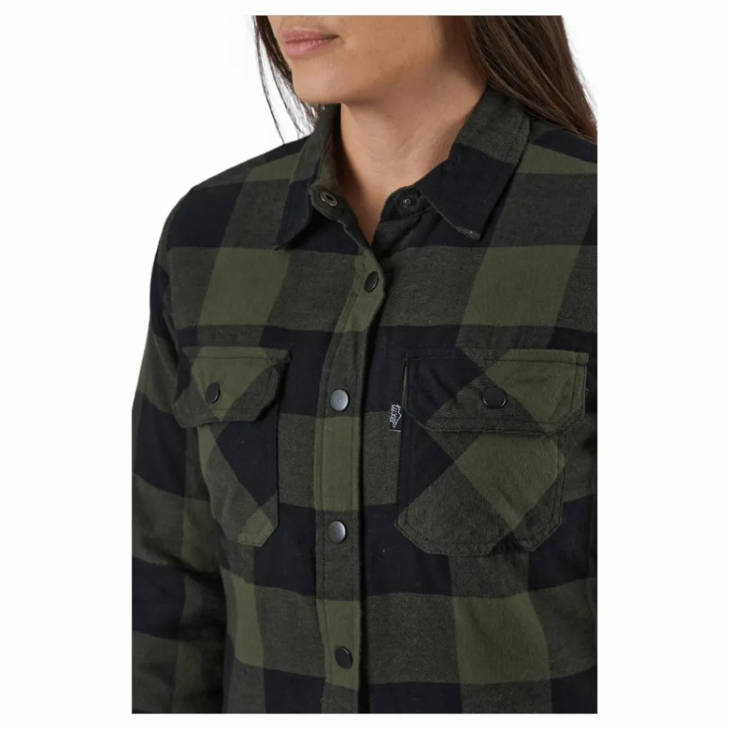 Tuxer Dina Shirt Dark Olive Flerfärgad Sale