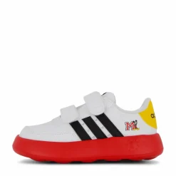 adidas Disney Breaknet 2.0 Shoes Kids Cloud White / Core Black / Scarlet Svart och Vit