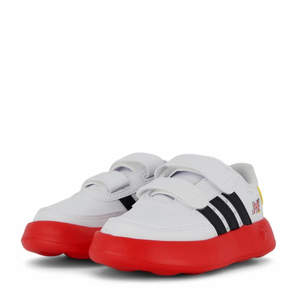 adidas Disney Breaknet 2.0 Shoes Kids Cloud White / Core Black / Scarlet Svart och Vit