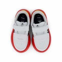 adidas Disney Breaknet 2.0 Shoes Kids Cloud White / Core Black / Scarlet Svart och Vit