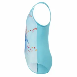 Speedo Disney Frozen 2 Digital Placement Swimsuit Blue Blå Hot