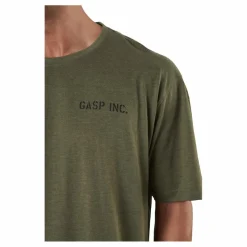 GASP Division Iron Tee Army Green Melange Grön Best