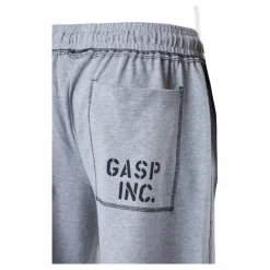 GASP Division Sweatshorts Light Grey Melange Grå New