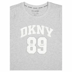 Dkny 89 Lg Crew Nk T Pgh/eggnog*DKNY Sport Outlet