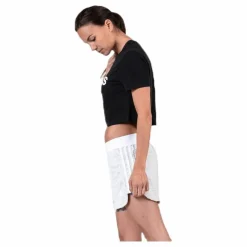 adidas D2M Crop Tee White/Black Svart Clearance