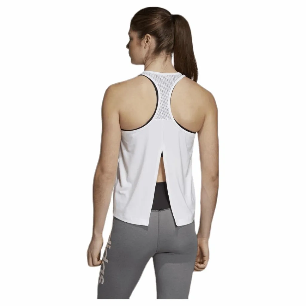 adidas D2M Logo Tank White Vit New