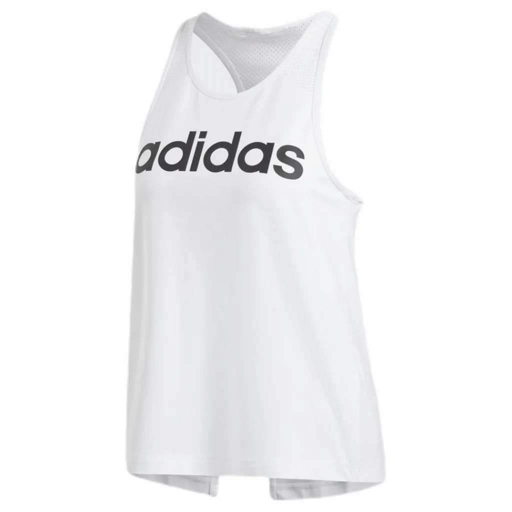 adidas D2M Logo Tank White Vit New