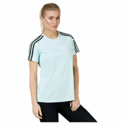 adidas D2M 3S Tee Green Vit Discount