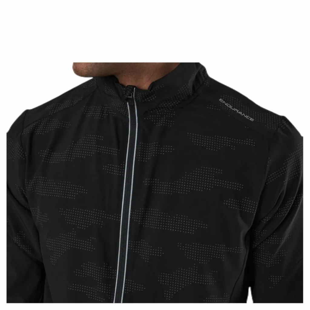 Endurance Doflan Reflective 4-Way Stretch Jacket Black Svart Hot