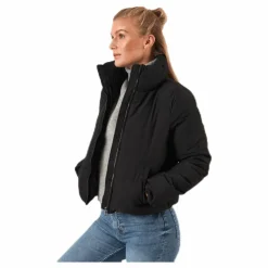 Dolly Short Puffer Jacket Otw Black*Only Best