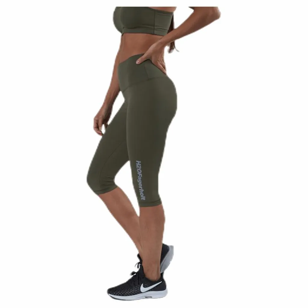 Don't Look 3/4 Tight Tights Green*H20 fagerholt New