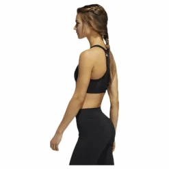 adidas Dont Rest Alphaskin Sport Branded Bra Black / White Svart Outlet