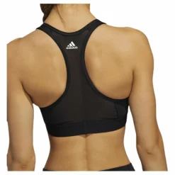 adidas Dont Rest Alphaskin Sport Branded Bra Black / White Svart Outlet