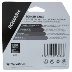 Tecnifibre Double Yellow (2-pack) Black Svart