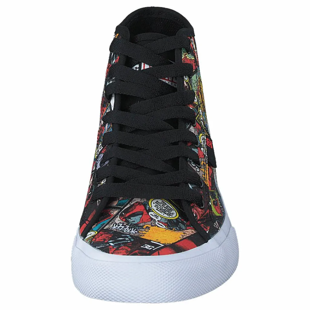 DC Shoes Dp Manual Hi Black Multi Blå och Svart New