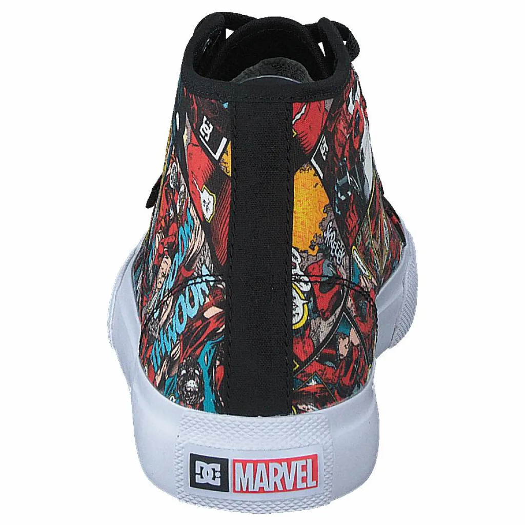 DC Shoes Dp Manual Hi Black Multi Blå och Svart New
