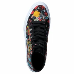 DC Shoes Dp Manual Hi Black Multi Blå och Svart New