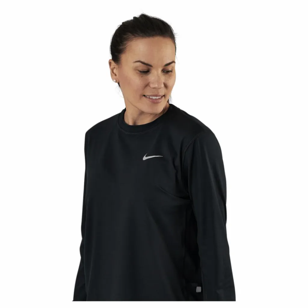 Dri-FIT Element Women's Running Crew BLACK/REFLECTIVE SILV*Nike New