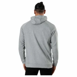 Nike Dri-FIT Men's Pullover Training Hoodie DK GREY HEATHER/BLACK Grå Discount
