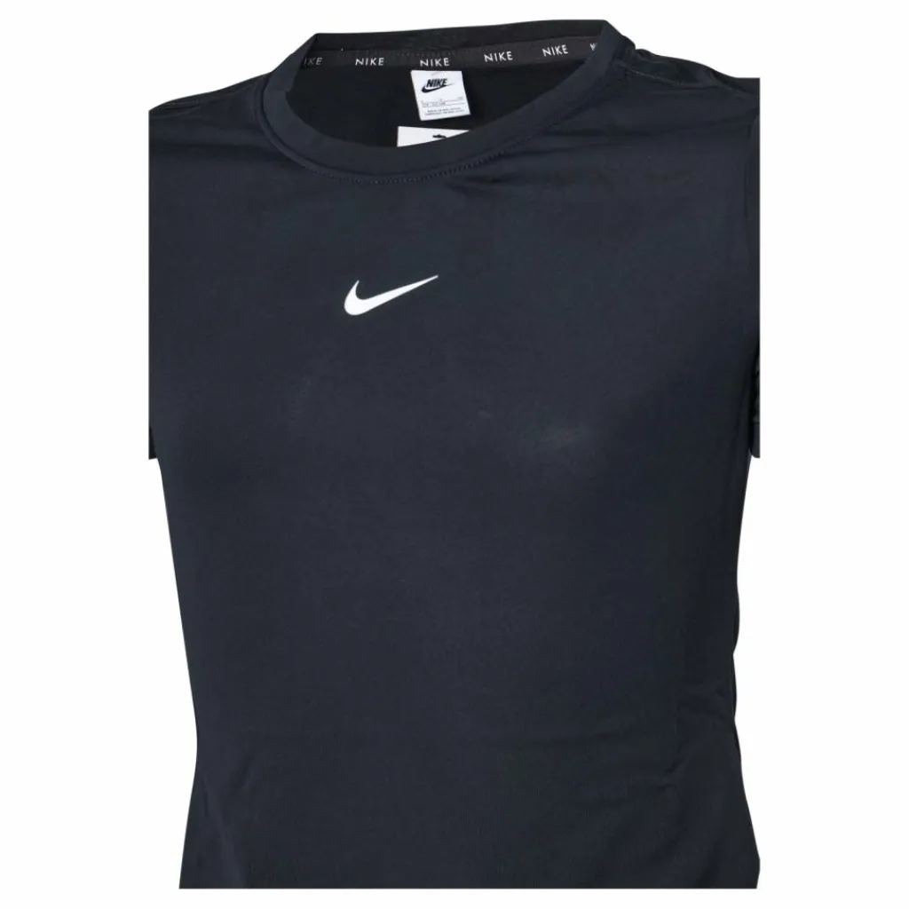 Dri-FIT One Big Kids' (Girls') Short-Sleeve Top BLACK/WHITE*Nike Sale