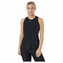 Dri-FIT One Luxe Women's Standard Fit Tank BLACK/REFLECTIVE SILV*Nike New