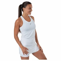 Nike Dri-FIT One Women's Slim Fit Tank WHITE/BLACK Vit Clearance