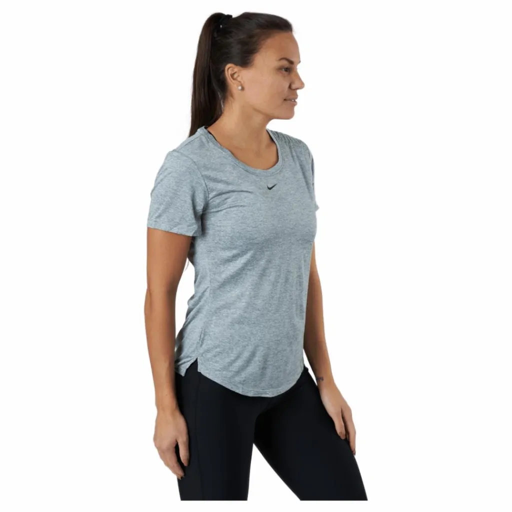 Dri-FIT One Women's Standard Fit Short-Sleeve Top PARTICLE GREY/HTR/BLACK*Nike