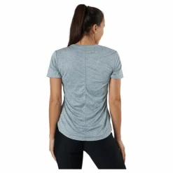Dri-FIT One Women's Standard Fit Short-Sleeve Top PARTICLE GREY/HTR/BLACK*Nike