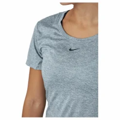Dri-FIT One Women's Standard Fit Short-Sleeve Top PARTICLE GREY/HTR/BLACK*Nike