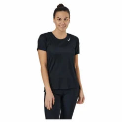 Nike Dri-FIT Race Women's Short-Sleeve Running Top BLACK/REFLECTIVE SILV Svart Best