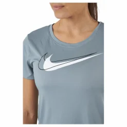 Nike Dri-fit Swoosh Run Women's Run Particle Grey/white Grå Hot