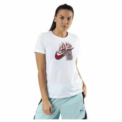 Nike Dri-FIT Swoosh SS Tee White Vit Hot