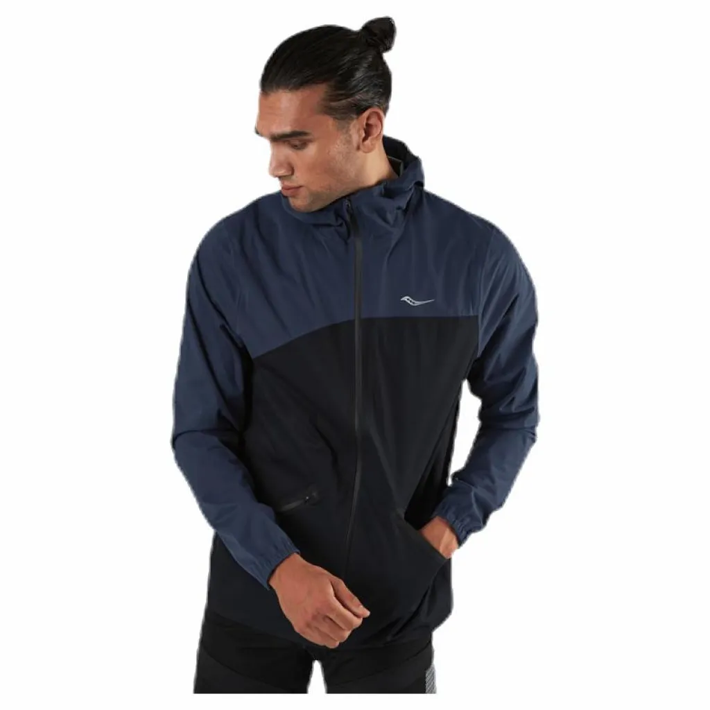 Saucony Drizzle Jacket Blue/Black Blå och Svart New