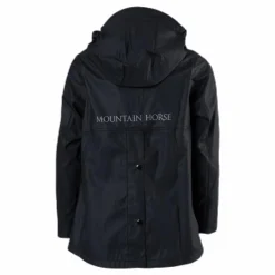 Mountain Horse Drops Raincoat Junior Black Svart Best