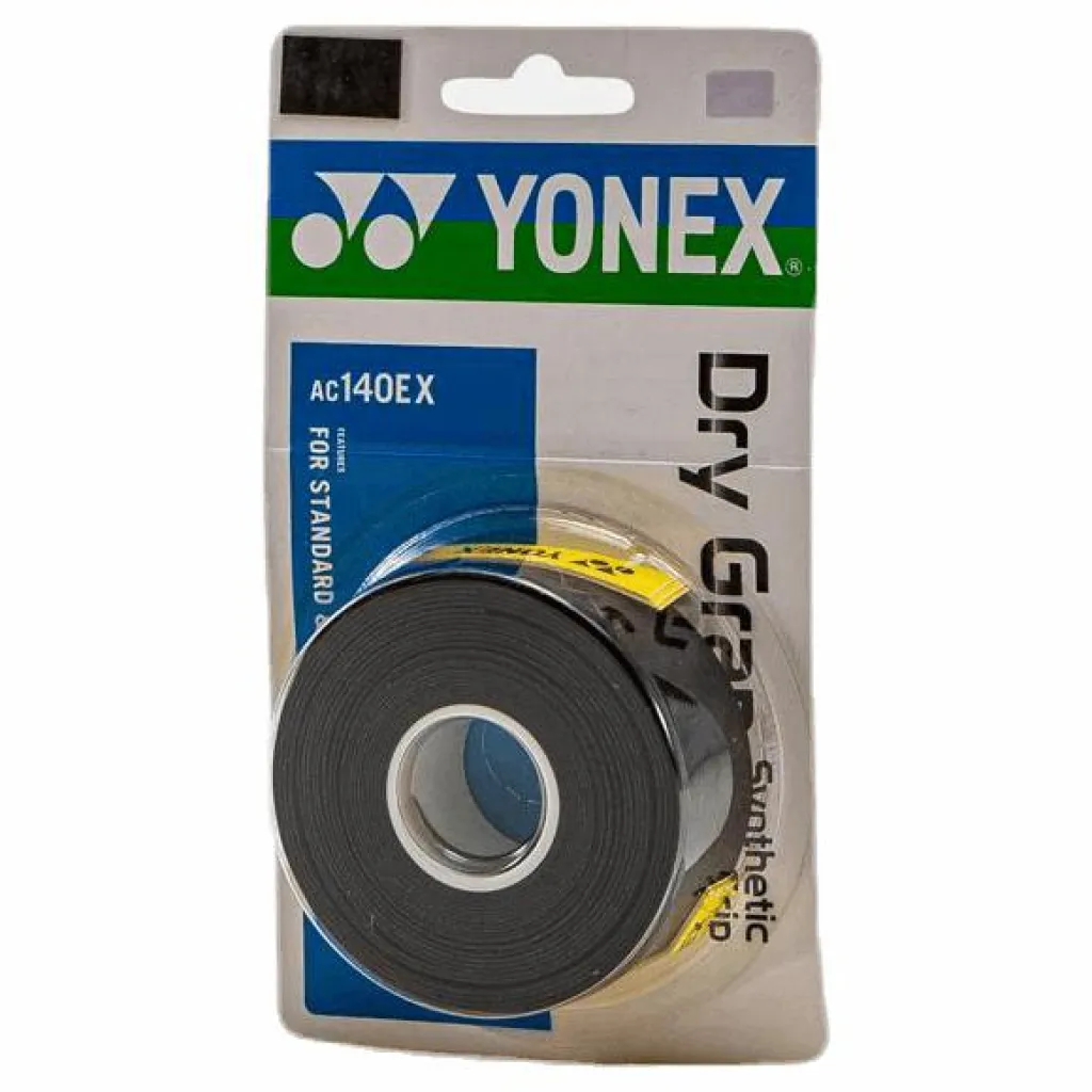 Yonex Dry Grips 3wraps Black SVARTnTJOCKLEK: 0,65mmnMATERIAL: POLYURETHANE","category": "","url": "https://sportamore.com/products/214881-yonex-dry-grips-3wraps-svart","gtin13": "4930379385391","productId": "4930379385391","image": {"@type": "ImageObject","url": "https://sportamore.com/cdn/shop/products/4930379385391_001_2ddffda5953a454b88c9017fdb8e2e5c_1024x1024.png?v=1679187908","image": "https://sportamore.com/cdn/shop/products/4930379385391_001_2ddffda5953a454b88c9017fdb8e2e5c_1024x1024.png?v=1679187908","name": "Dry Grips 3wraps Black","width": 1024,"height": 1024}}icon-searchStäng (esc)
