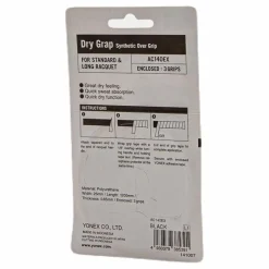 Yonex Dry Grips 3wraps Black SVARTnTJOCKLEK: 0,65mmnMATERIAL: POLYURETHANE","category": "","url": "https://sportamore.com/products/214881-yonex-dry-grips-3wraps-svart","gtin13": "4930379385391","productId": "4930379385391","image": {"@type": "ImageObject","url": "https://sportamore.com/cdn/shop/products/4930379385391_001_2ddffda5953a454b88c9017fdb8e2e5c_1024x1024.png?v=1679187908","image": "https://sportamore.com/cdn/shop/products/4930379385391_001_2ddffda5953a454b88c9017fdb8e2e5c_1024x1024.png?v=1679187908","name": "Dry Grips 3wraps Black","width": 1024,"height": 1024}}icon-searchStäng (esc)
