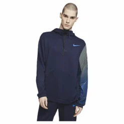 Dry Hoodie Linear Vision Po Blue*Nike