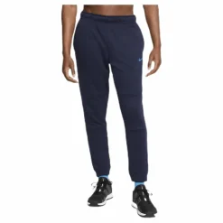 Nike Dry Pant Fleece Linear Vision Blue Blå Discount