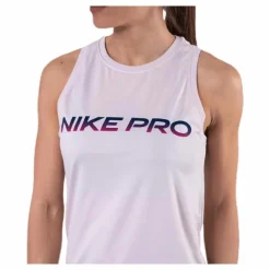 Nike Dry Tank Leg Novelty Pink Vit Outlet