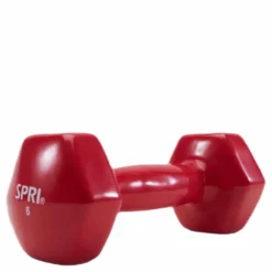 SPRI Dumbbell Vinyl 2,7KG/6LBS Röd Clearance