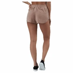 Pieces Dunja Terry Mw Shorts Lounge Bc Red Röd Hot