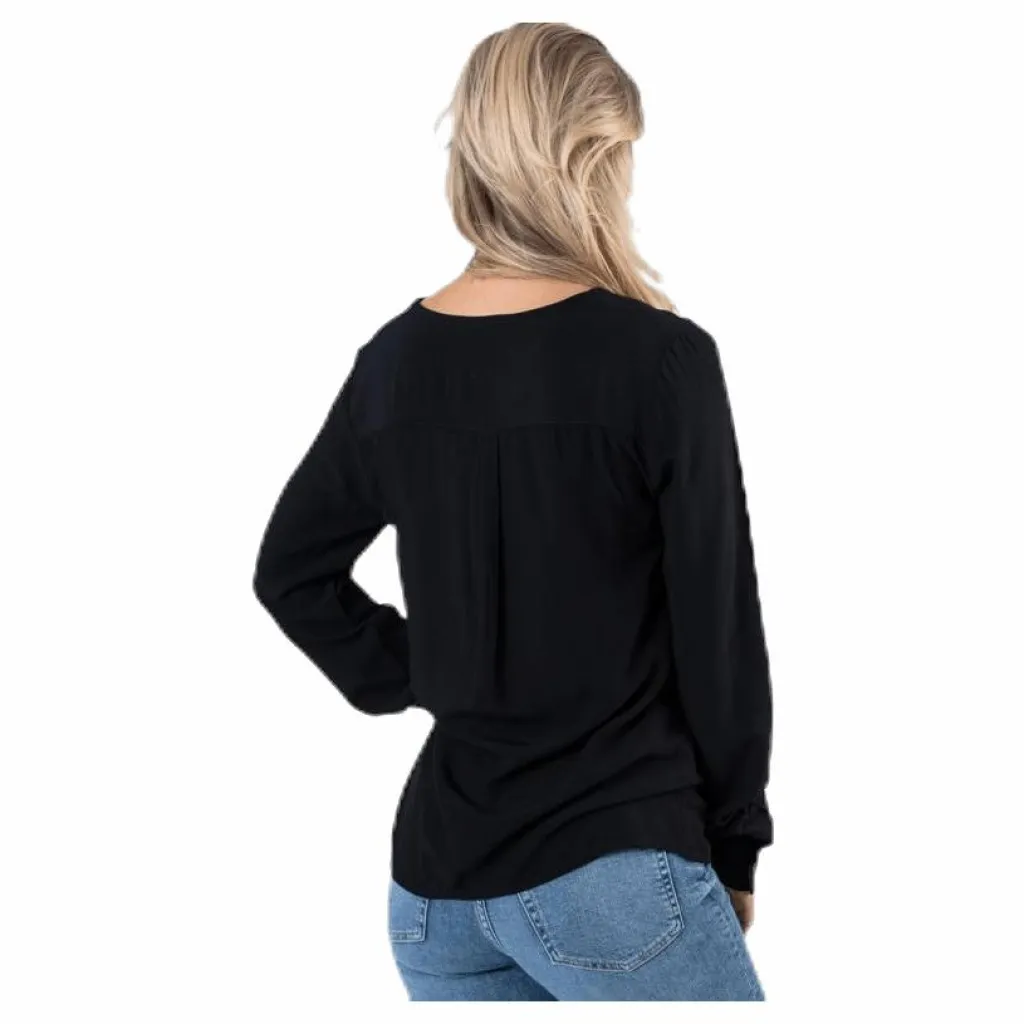 Pieces Ea Ls Shirt Black Svart Online