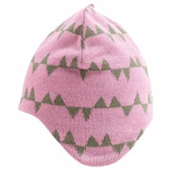 ISBJÖRN Of Sweden Eaglet Knitted Flap Cap Pink Rosa Best