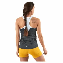 Craft Eaze Singlet White/Grey Vit och Grå Online