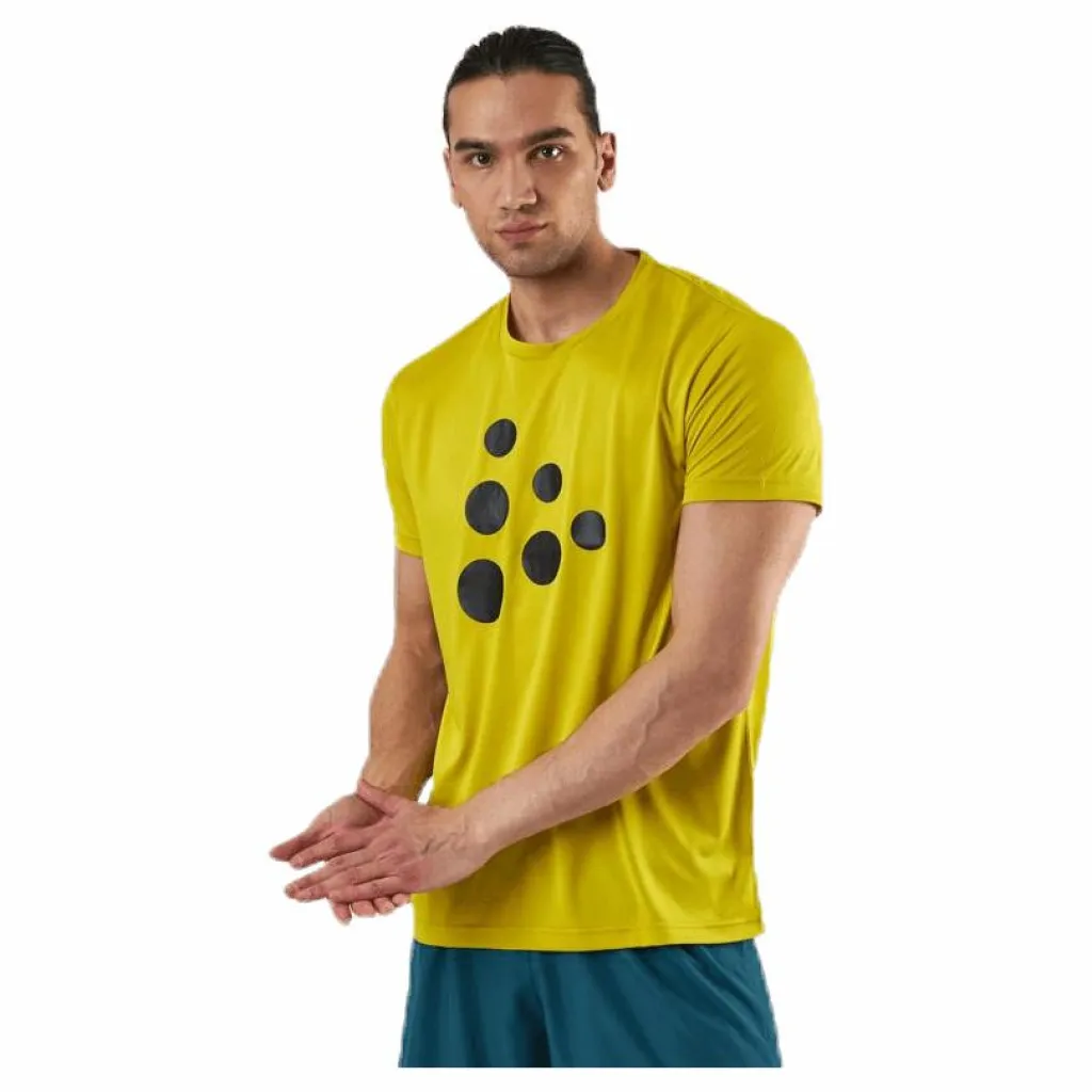 Craft Eaze SS Mesh Tee Black/Green Svart och Grön Sale