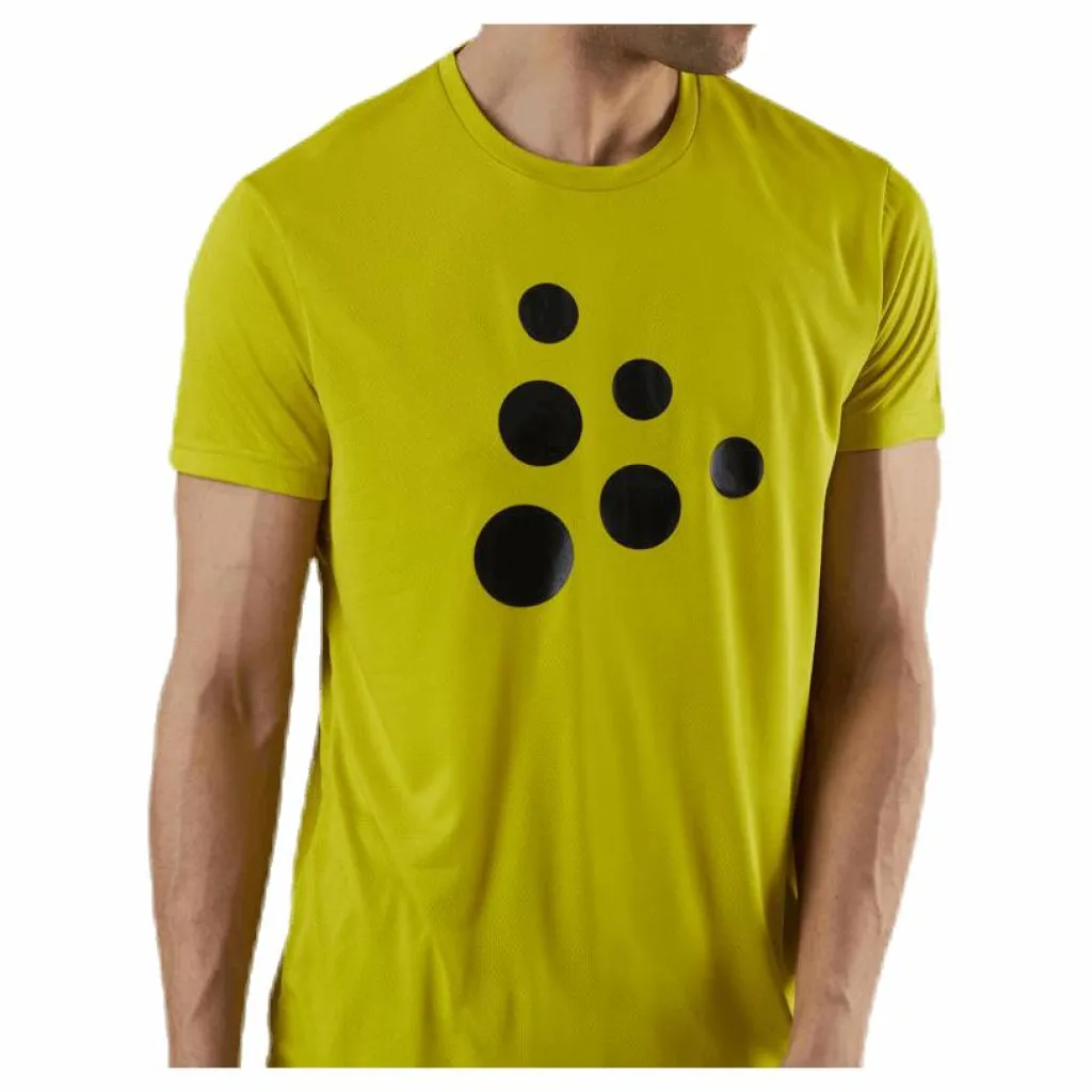 Craft Eaze SS Mesh Tee Black/Green Svart och Grön Sale