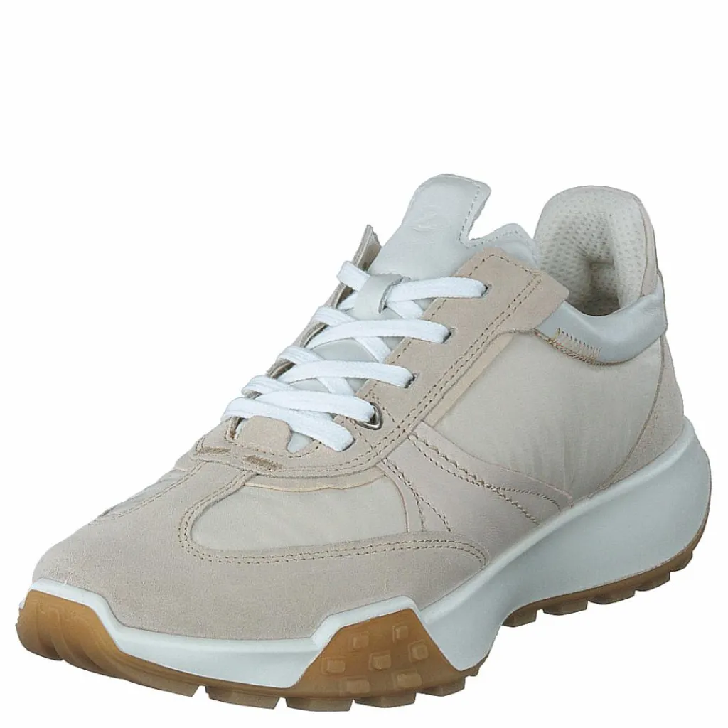 ECCO Retro Sneaker W Limestone/limestone/limestone/ Blå och Grå Clearance
