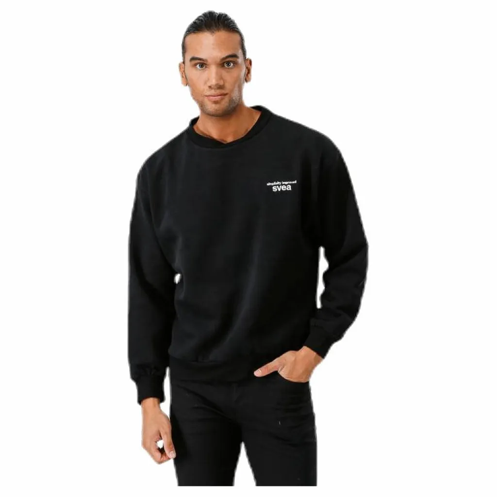 Svea Edwin Sweatshirt Black Svart Sale