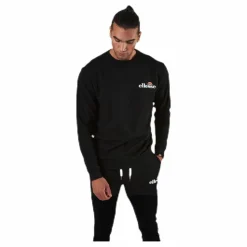 Ellesse El Fierro Sweatshirt Black Svart New